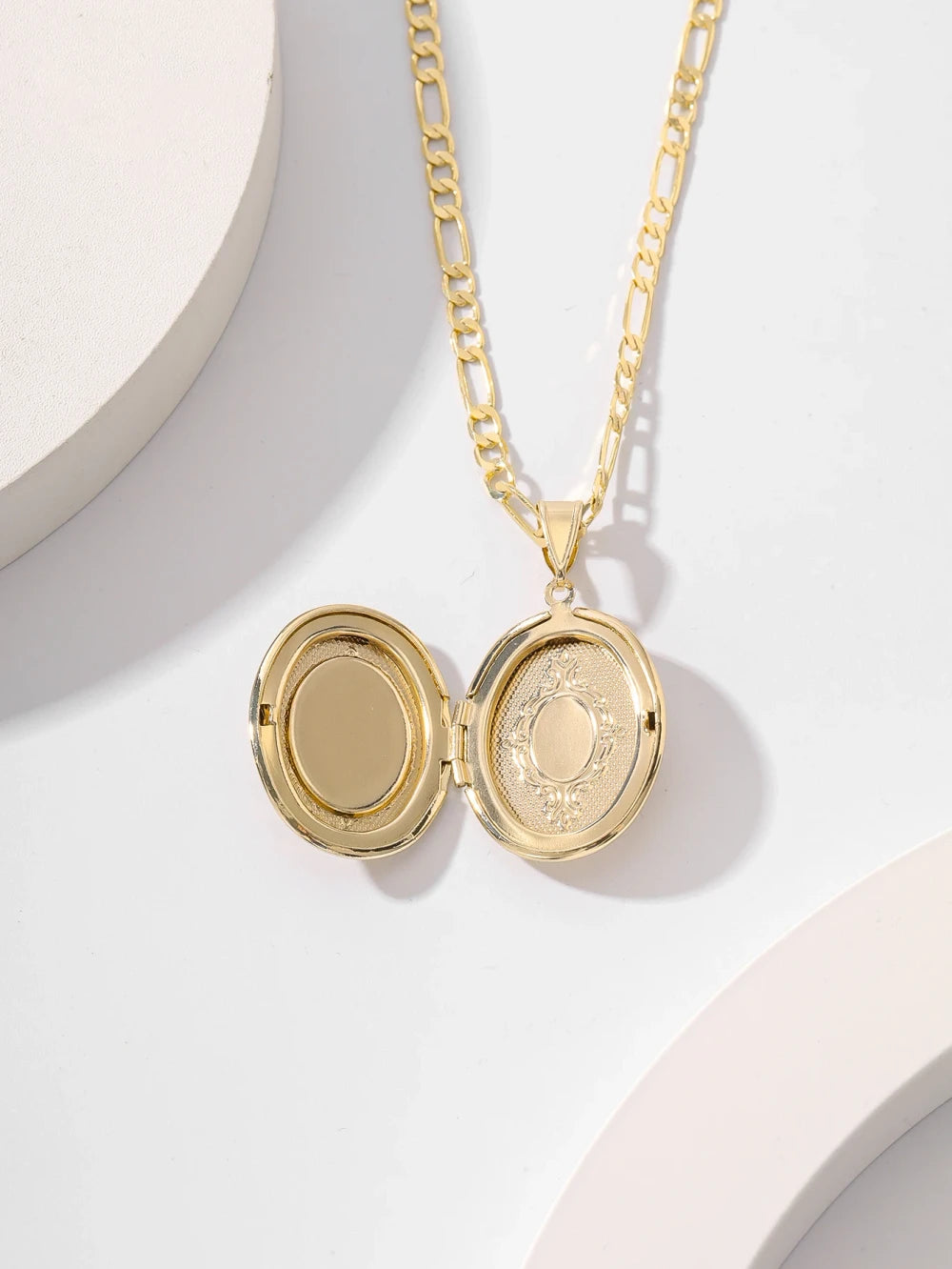 La Virgencita Gold Pendant Necklace