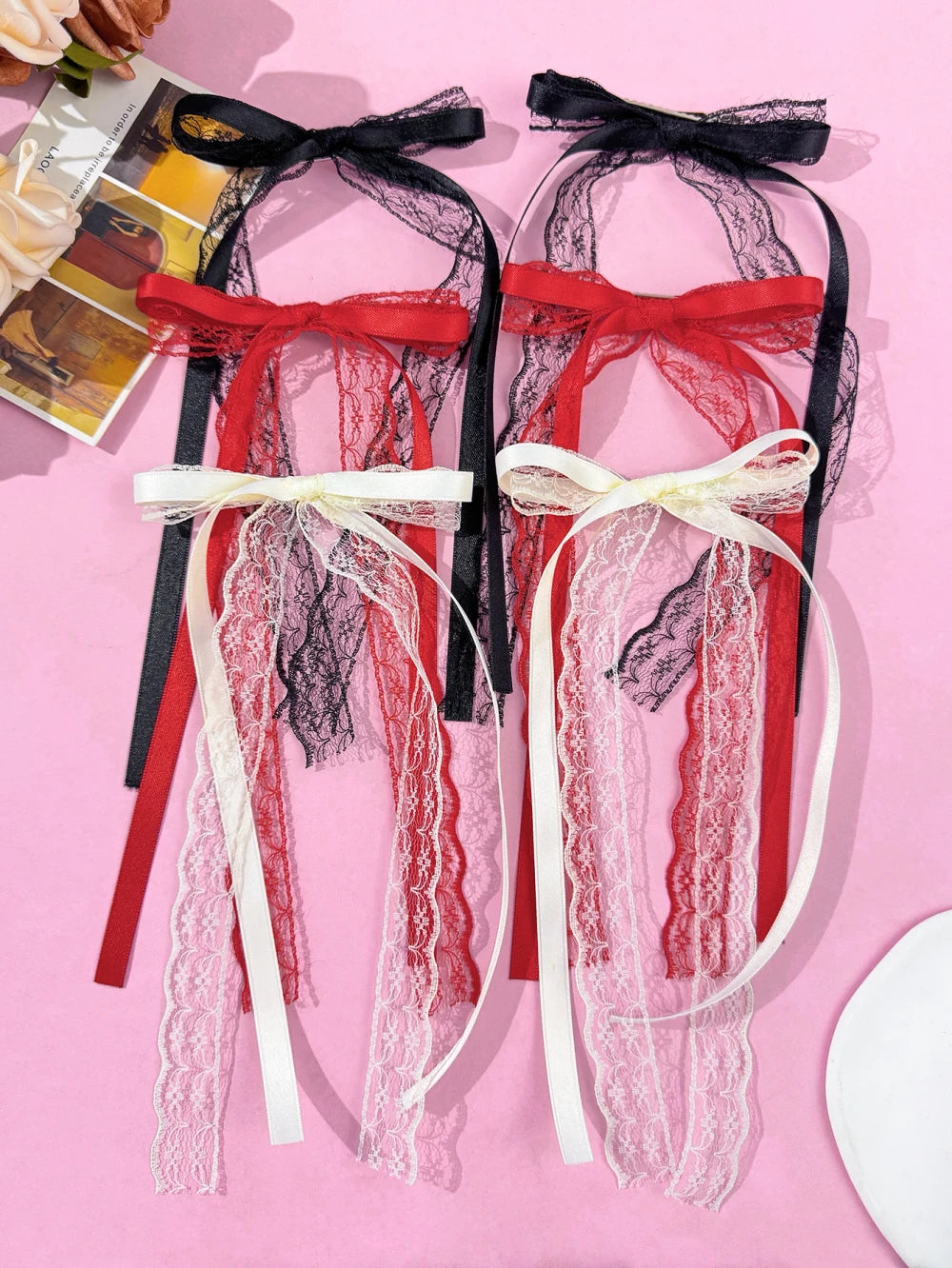 Moñitos de Listón Hair Clips