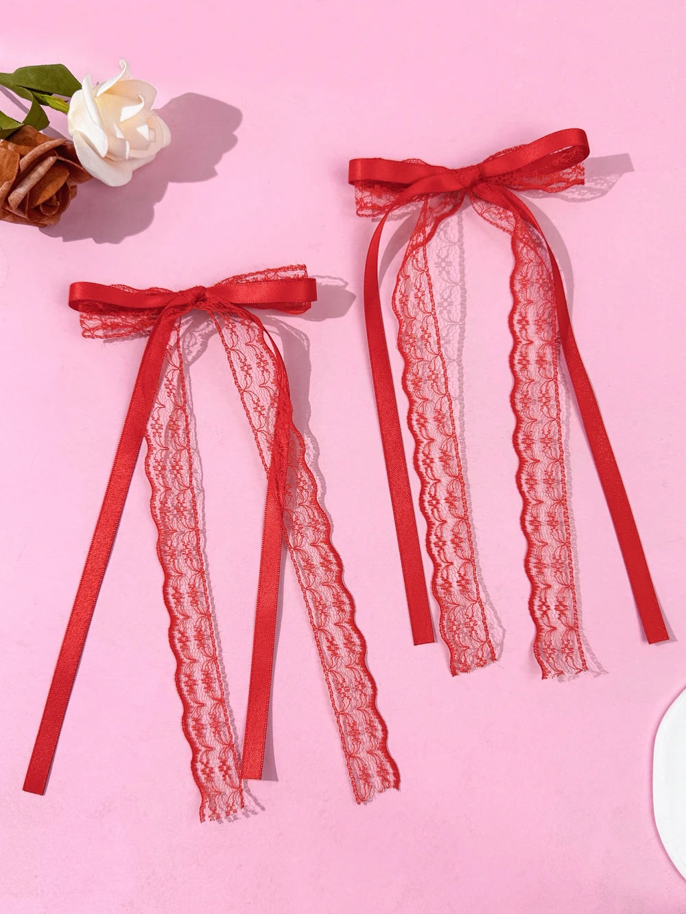 Moñitos de Listón Hair Clips